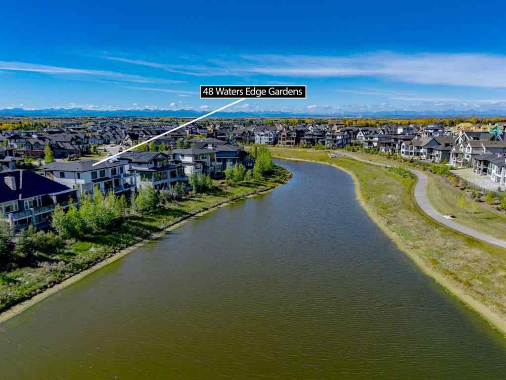 MLS® A2260787 - 48 Waters Edge Gardens  in Watermark Rural Rocky View County, Residential