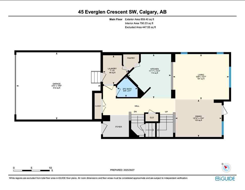 MLS® A2260789 - 45 Everglen Crescent SW in Evergreen Calgary, Residential