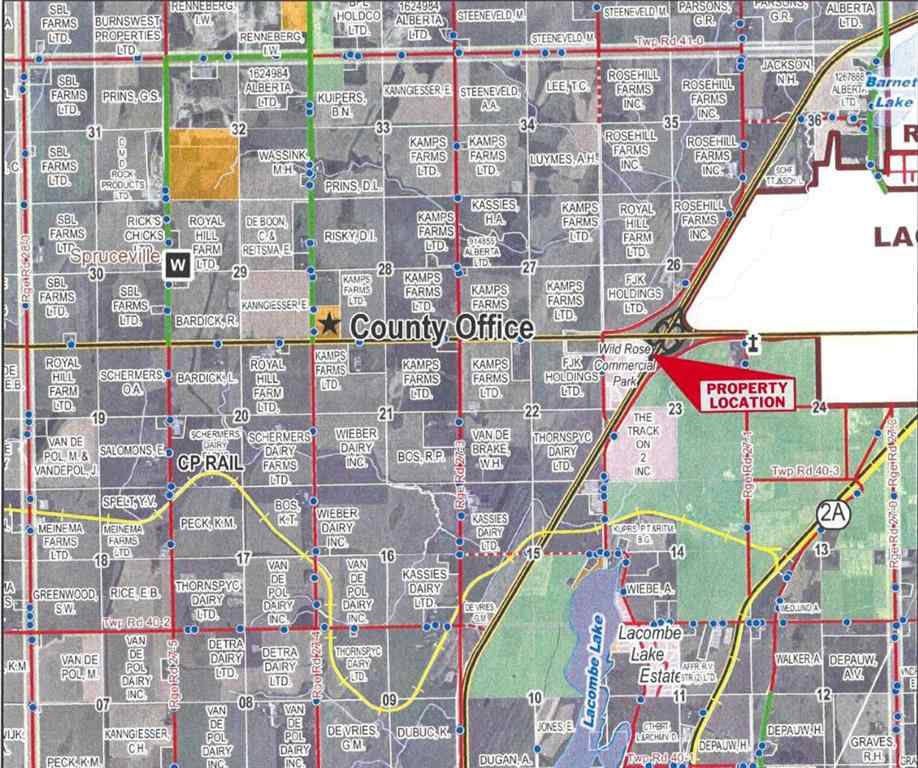 MLS® A2260871 - Unit #204 & 205 27211 Highway 12   in Wildrose Commercial Park Rural Lacombe County, Commercial
