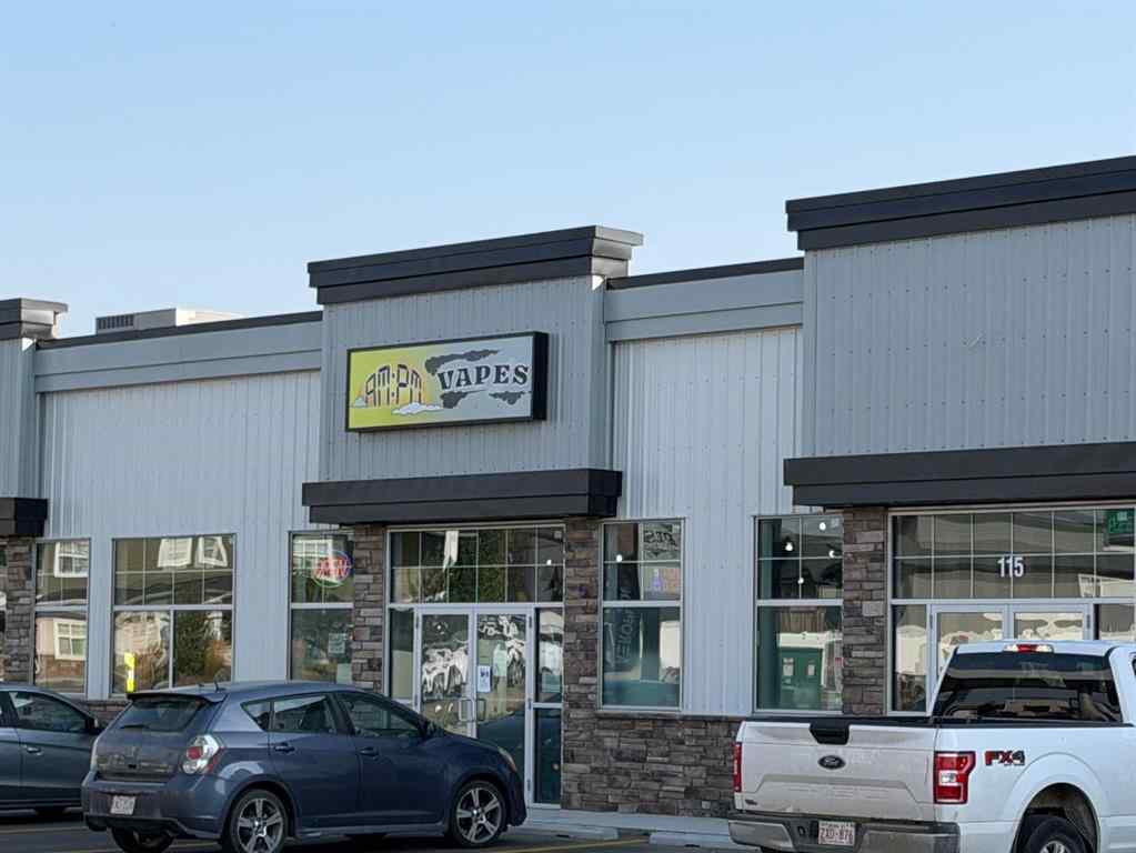 MLS® A2260891 - Unit #120 5302 Vista Trail  in Valley Ridge Blackfalds, Commercial