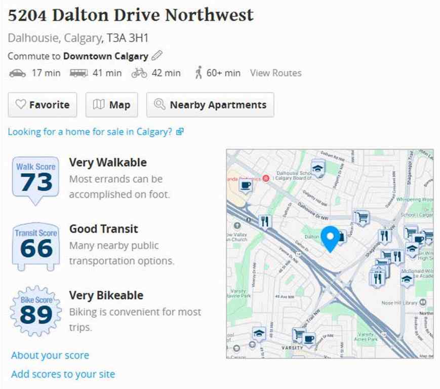 MLS® A2261010 - Unit #1105 5204 Dalton Drive NW in Dalhousie Calgary, Residential