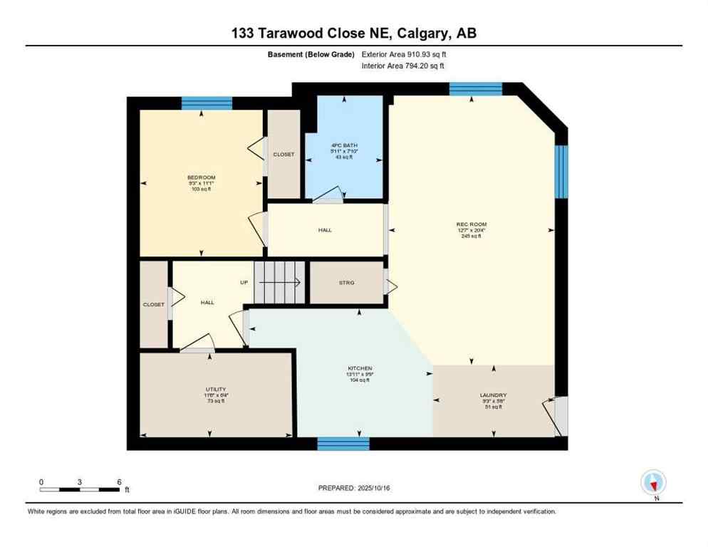 MLS® A2261042 - 133 Tarawood Close NE in Taradale Calgary, Residential