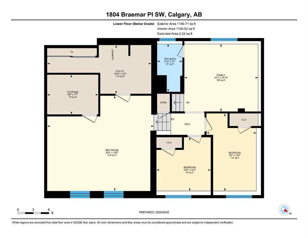 MLS® A2261054 - 1804 Braemar Place SW in Braeside Calgary, Residential