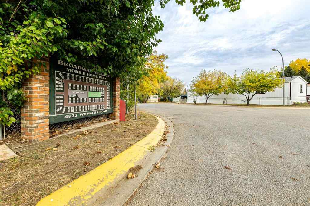 MLS® A2261091 - Unit #65 4922 Womacks   in Broadway Village Mobile Home Park Blackfalds, Mobile