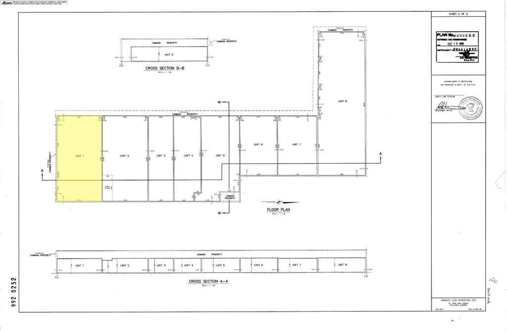 MLS® A2261103 - Unit #1 5511 50 Avenue  in Downtown Red Deer Red Deer, Commercial