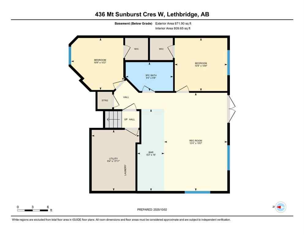 MLS® A2261120 - 436 Mt Sunburst Crescent W in Sunridge Lethbridge, Residential