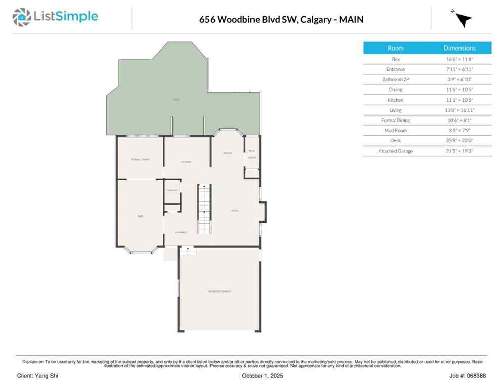 MLS® A2261153 - 656 Woodbine Boulevard SW in Woodbine Calgary, Residential