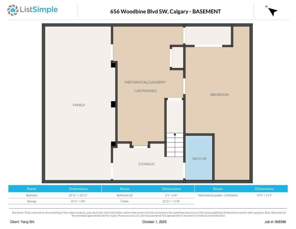 MLS® A2261153 - 656 Woodbine Boulevard SW in Woodbine Calgary, Residential
