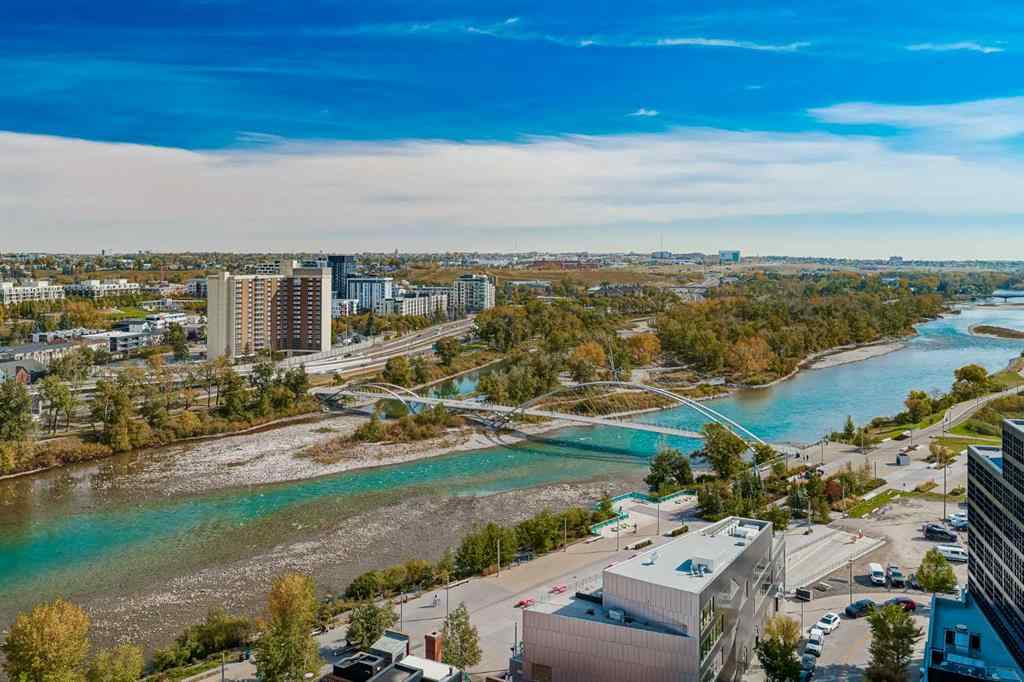MLS® A2261158 - Unit #1802 519 Riverfront Avenue SE in Downtown East Village Calgary, Residential