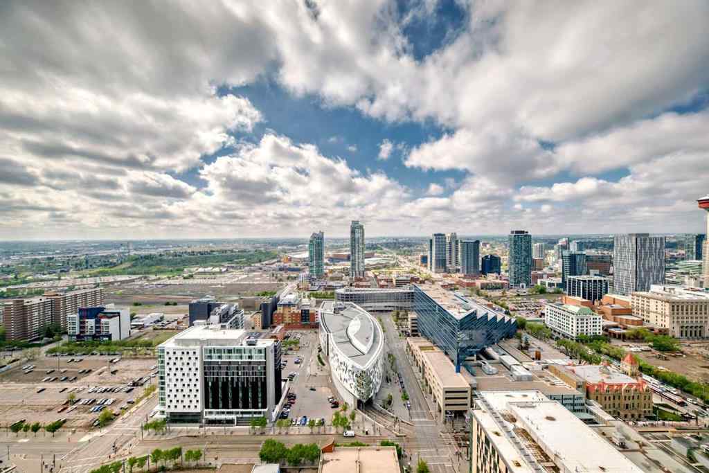 MLS® A2261234 - Unit #3507 530 3 Street SE in Downtown East Village Calgary, Residential