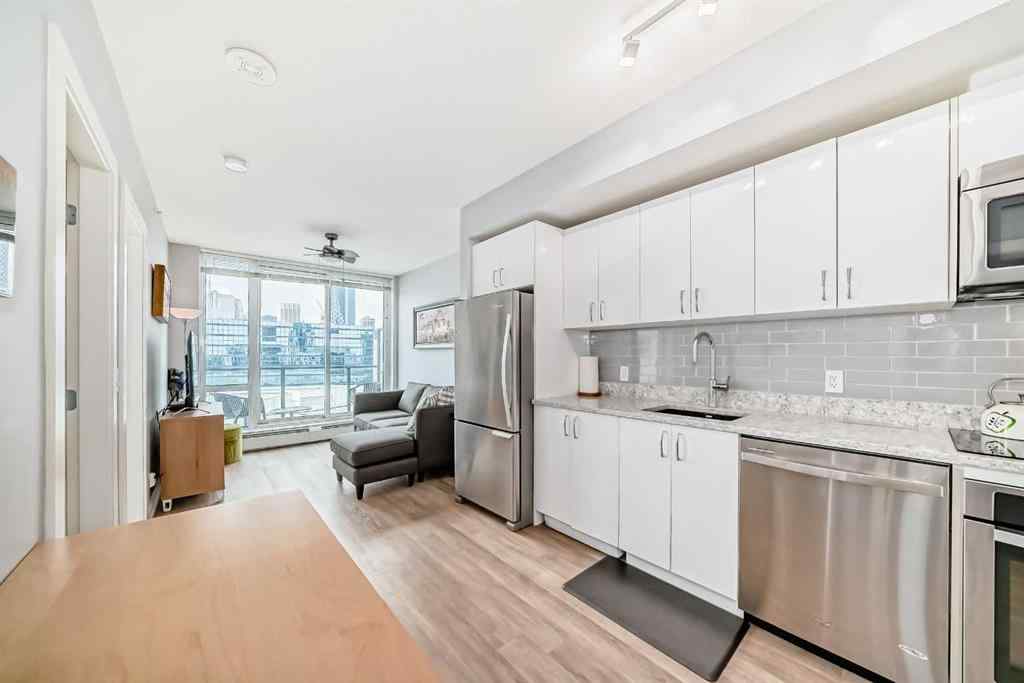 MLS® A2261366 - Unit #1505 450 8 Avenue SE in Downtown East Village Calgary, Residential