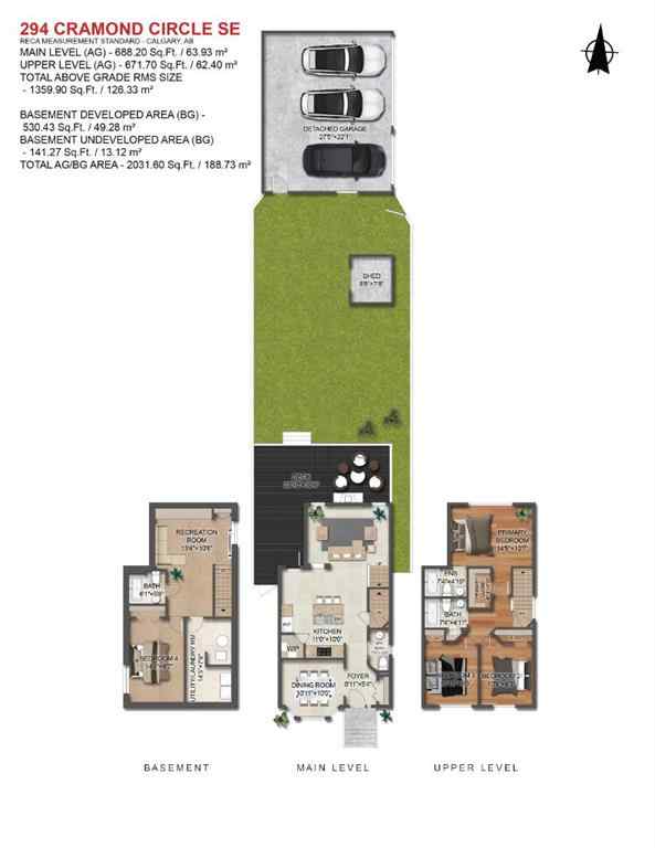 MLS® A2261426 - 294 Cramond Circle SE in Cranston Calgary, Residential