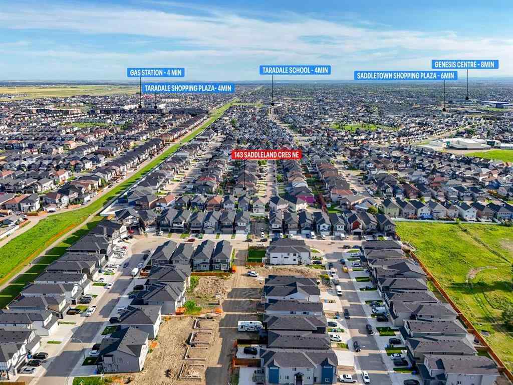 MLS® A2261467 - 143 Saddleland Crescent NE in Saddle Ridge Calgary, Residential