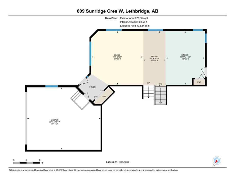 MLS® A2261488 - 609 Sunridge Crescent W in Sunridge Lethbridge, Residential