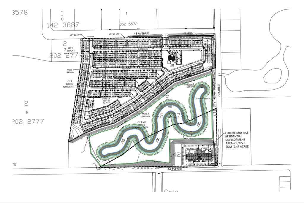 MLS® A2261501 - 7002 44 Avenue  in NONE Stettler, Land