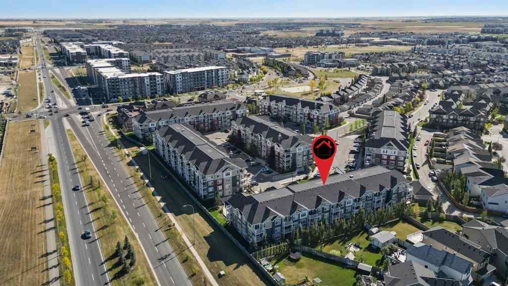MLS® A2261513 - Unit #5312 155 Skyview Ranch Way NE in Skyview Ranch Calgary, Residential