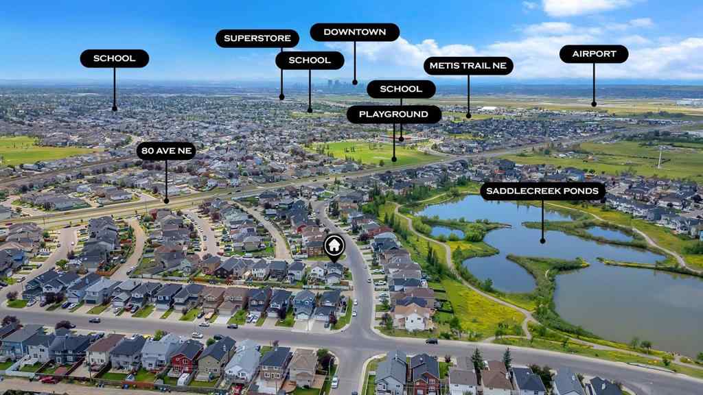 MLS® A2261567 - 4 Saddlecreek Terrace NE in Saddle Ridge Calgary, Residential