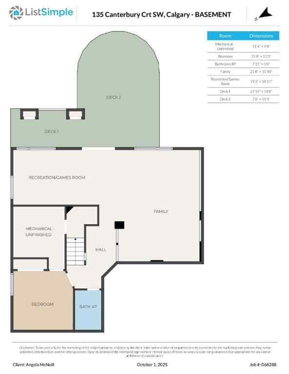 MLS® A2261577 - 135 Canterbury Court SW in Canyon Meadows Calgary, Residential