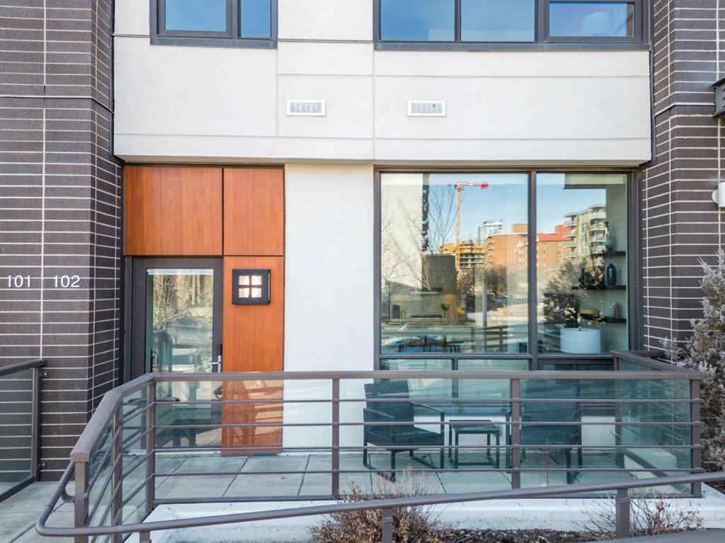 MLS® A2261632 - Unit #102 1501 6 Street SW in Beltline Calgary, Residential
