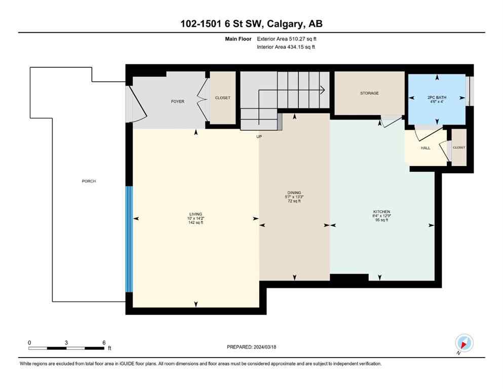 MLS® A2261632 - Unit #102 1501 6 Street SW in Beltline Calgary, Residential