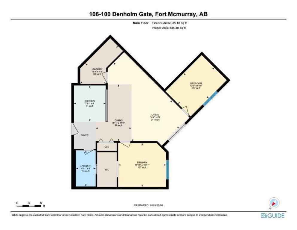 MLS® A2261711 - Unit #106 100 Denholm Gate  in Downtown Fort McMurray, Residential