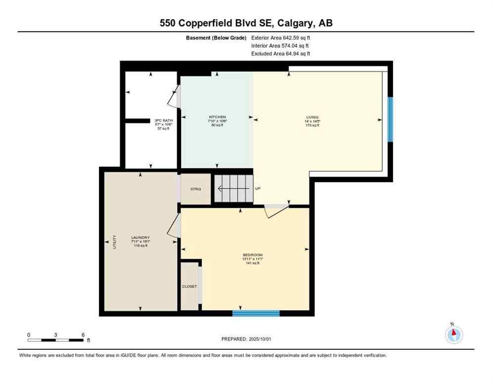 MLS® A2261732 - 550 Copperfield Boulevard SE in Copperfield Calgary, Residential