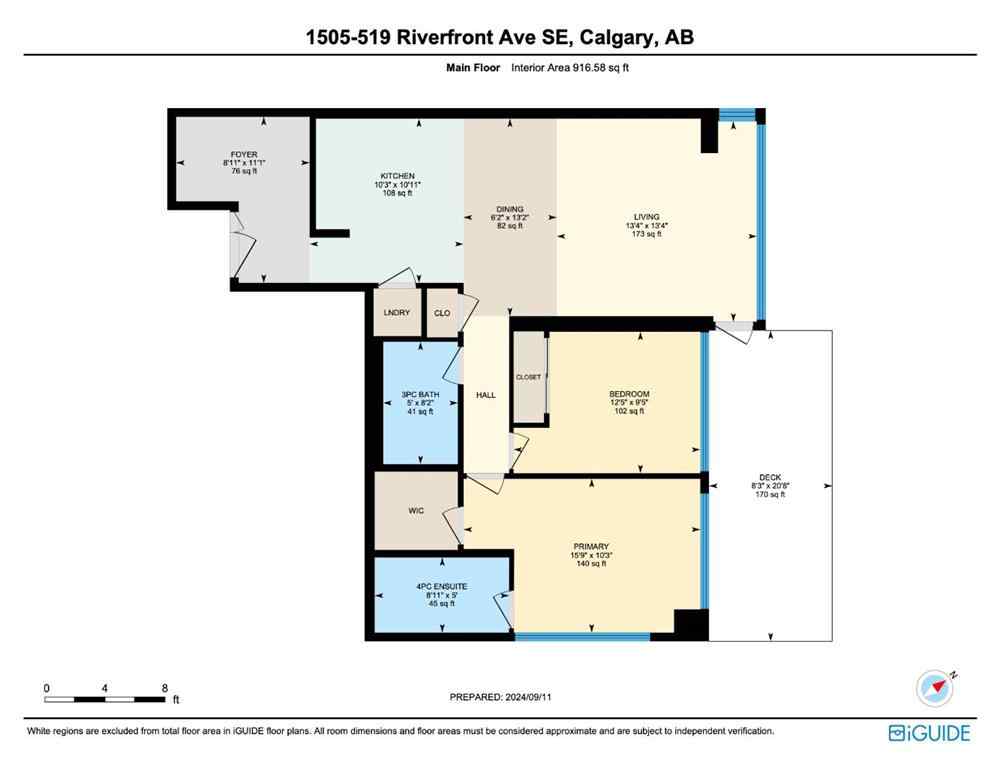 MLS® A2261756 - Unit #1505 519 Riverfront Avenue SE in Downtown East Village Calgary, Residential