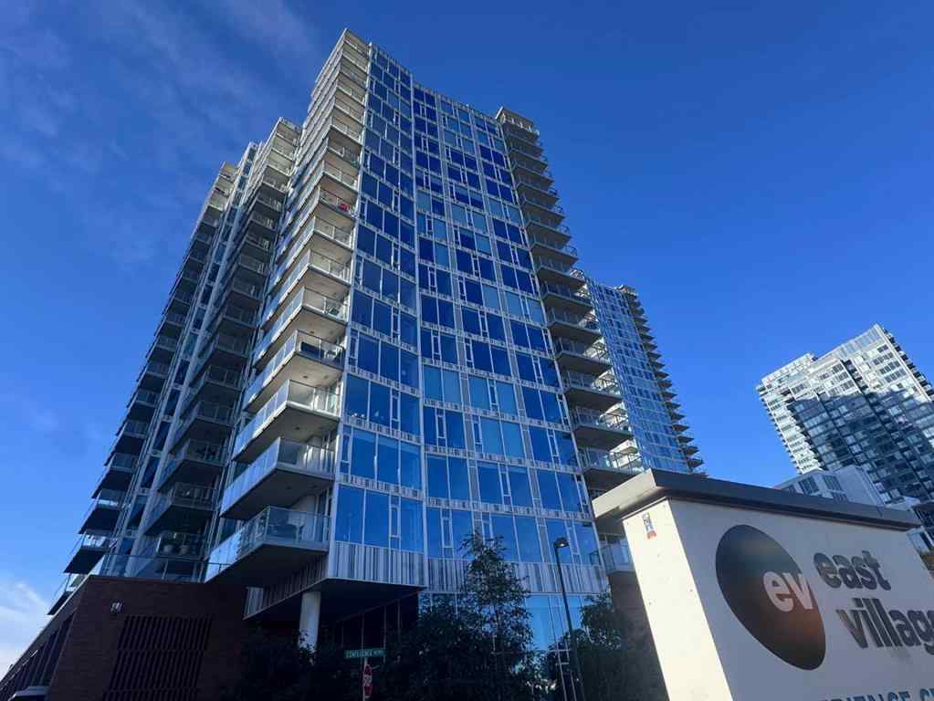 MLS® A2261756 - Unit #1505 519 Riverfront Avenue SE in Downtown East Village Calgary, Residential
