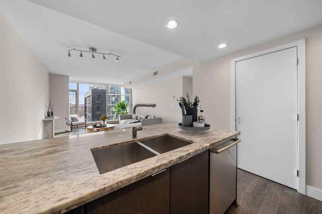 MLS® A2261756 - Unit #1505 519 Riverfront Avenue SE in Downtown East Village Calgary, Residential