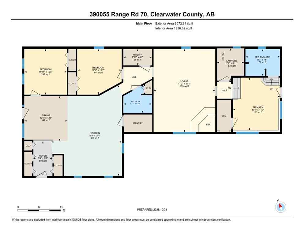 MLS® A2261792 - 390055 Range Road 7-0   in NONE Rural Clearwater County, Residential