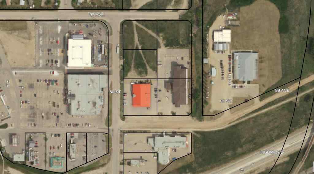 MLS® A2261987 - 9907 & 9915 80 Street  in West Hill Com/Ind Peace River, Land