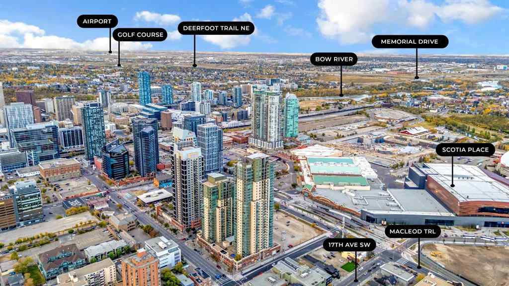 MLS® A2261998 - Unit #2307 210 15 Avenue SE in Beltline Calgary, Residential