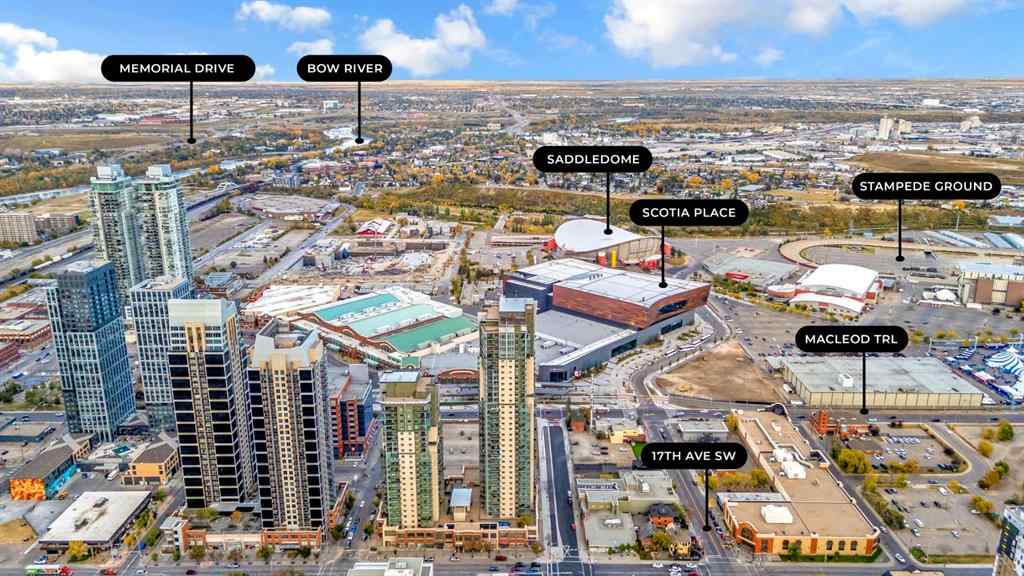 MLS® A2261998 - Unit #2307 210 15 Avenue SE in Beltline Calgary, Residential