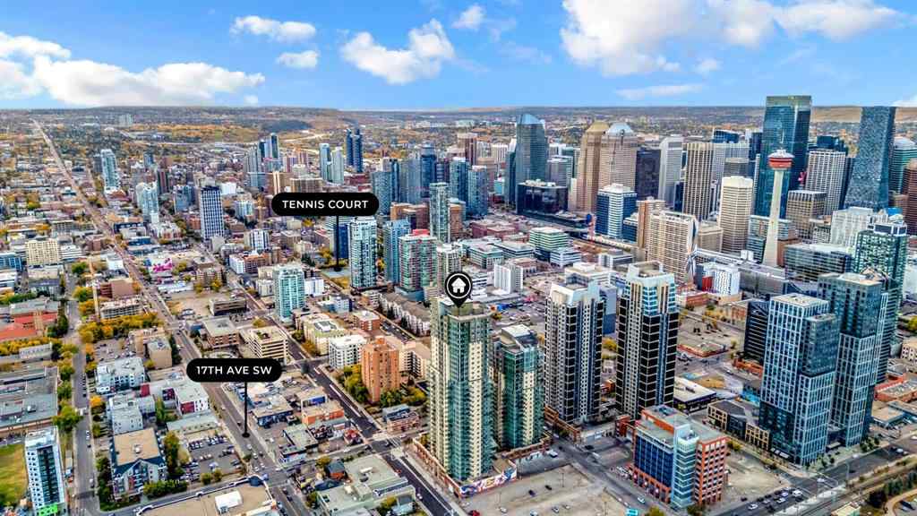 MLS® A2261998 - Unit #2307 210 15 Avenue SE in Beltline Calgary, Residential