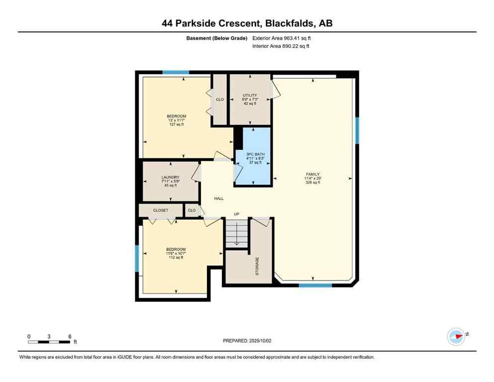 MLS® A2262040 - 44 Parkside Crescent  in Panorama Estates Blackfalds, Residential