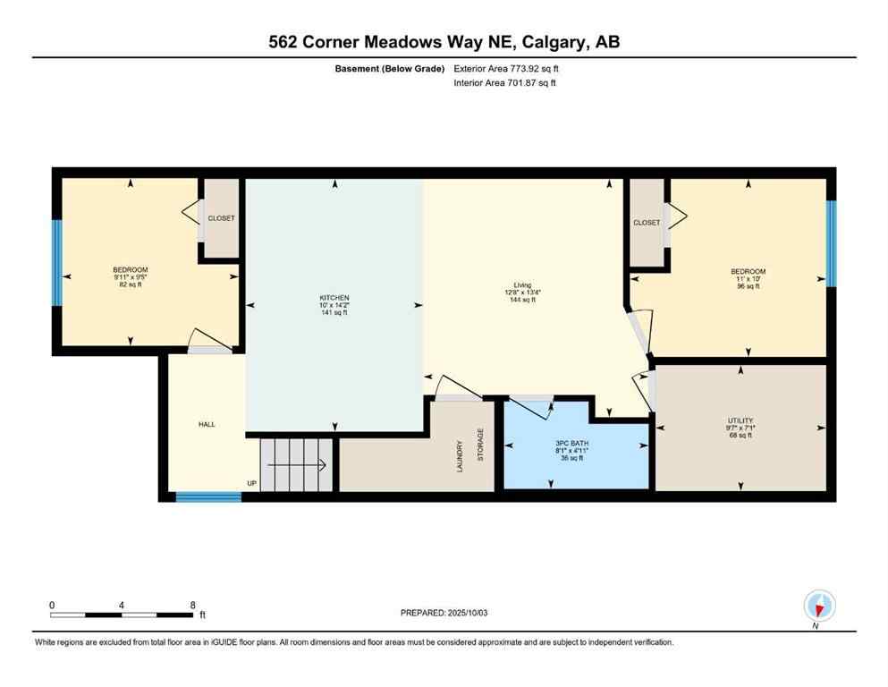 MLS® A2262054 - 562 Corner Meadows Way NE in Cornerstone Calgary, Residential