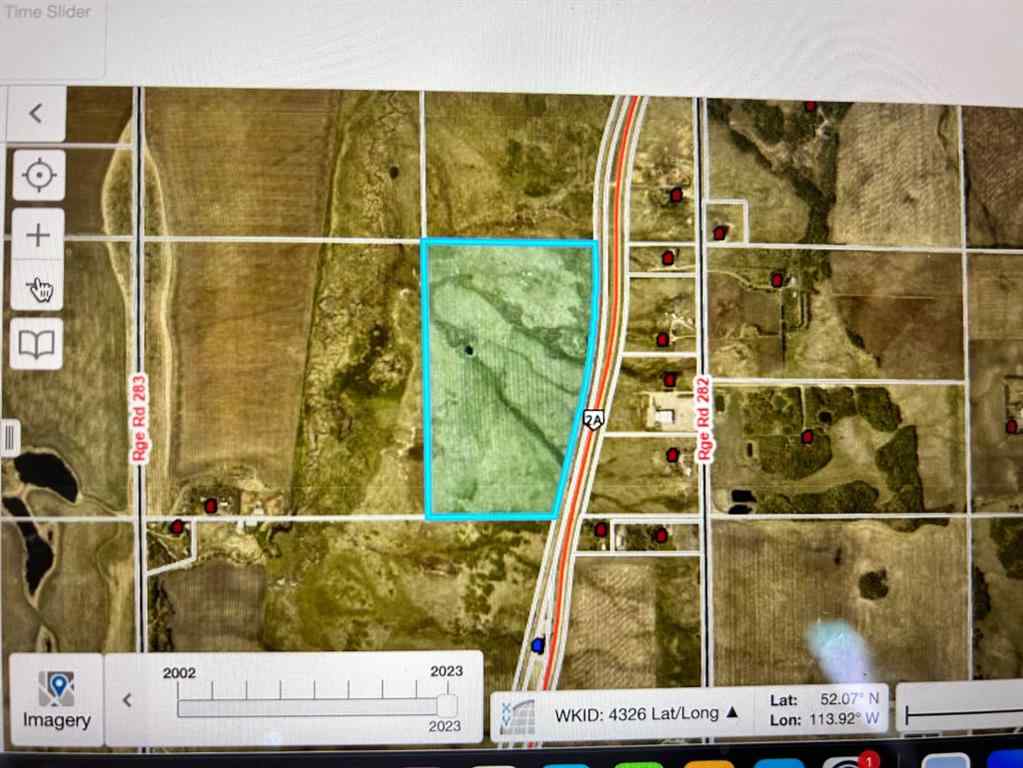 MLS® A2262075 - ON HWY 2A   in NONE Rural Red Deer County, Land