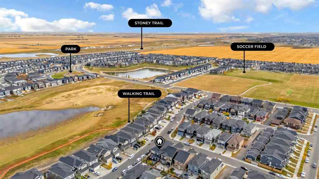 MLS® A2262142 - 134 Corner Meadows Common NE in Cornerstone Calgary, Residential