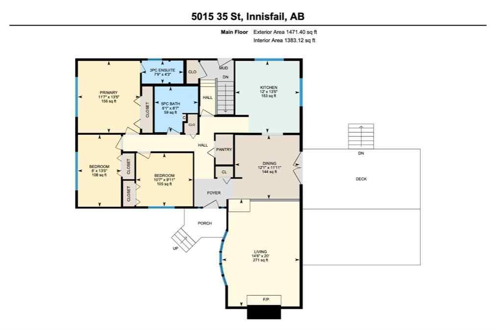MLS® A2262154 - 5015 35 Street  in Southeast Innisfail Innisfail, Residential