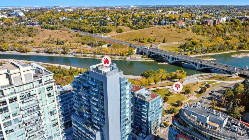 MLS® A2262186 - Unit #1007 108 Waterfront Court SW in Chinatown Calgary, Residential