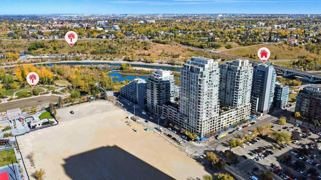 MLS® A2262186 - Unit #1007 108 Waterfront Court SW in Chinatown Calgary, Residential