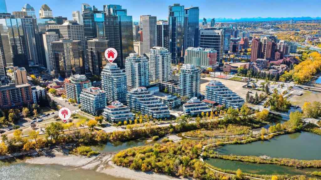 MLS® A2262186 - Unit #1007 108 Waterfront Court SW in Chinatown Calgary, Residential