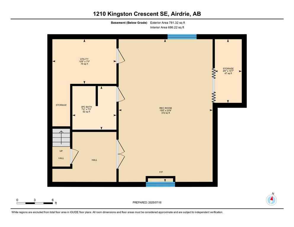 MLS® A2262277 - 1210 Kingston Crescent SE in Kings Heights Airdrie, Residential