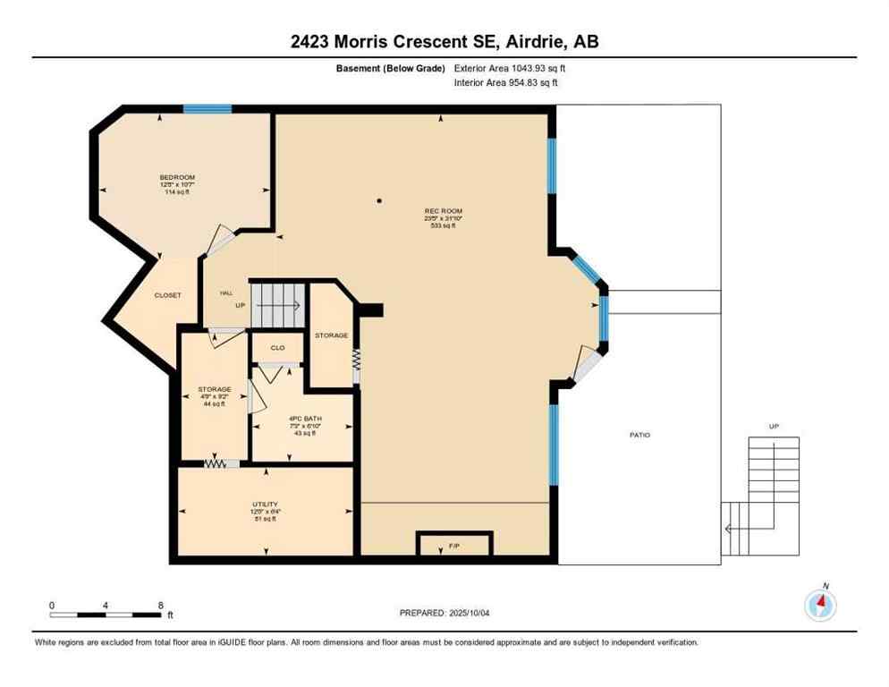 MLS® A2262309 - 2423 Morris Crescent SE in Meadowbrook Airdrie, Residential