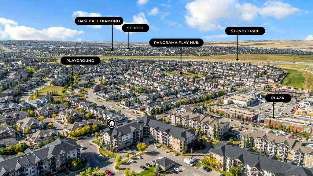 MLS® A2262317 - Unit #4102 60 Panatella Street NW in Panorama Hills Calgary, Residential