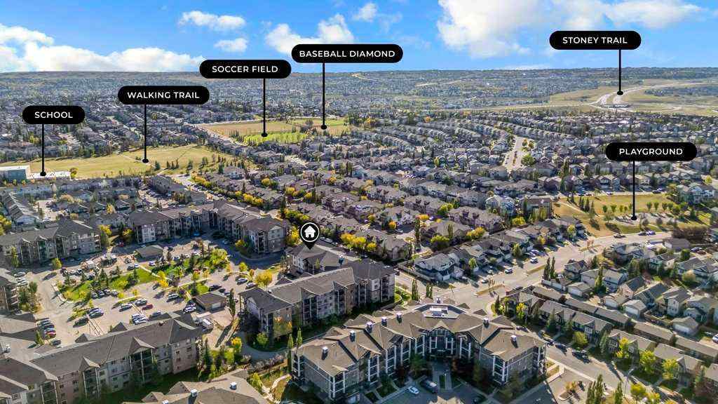MLS® A2262317 - Unit #4102 60 Panatella Street NW in Panorama Hills Calgary, Residential