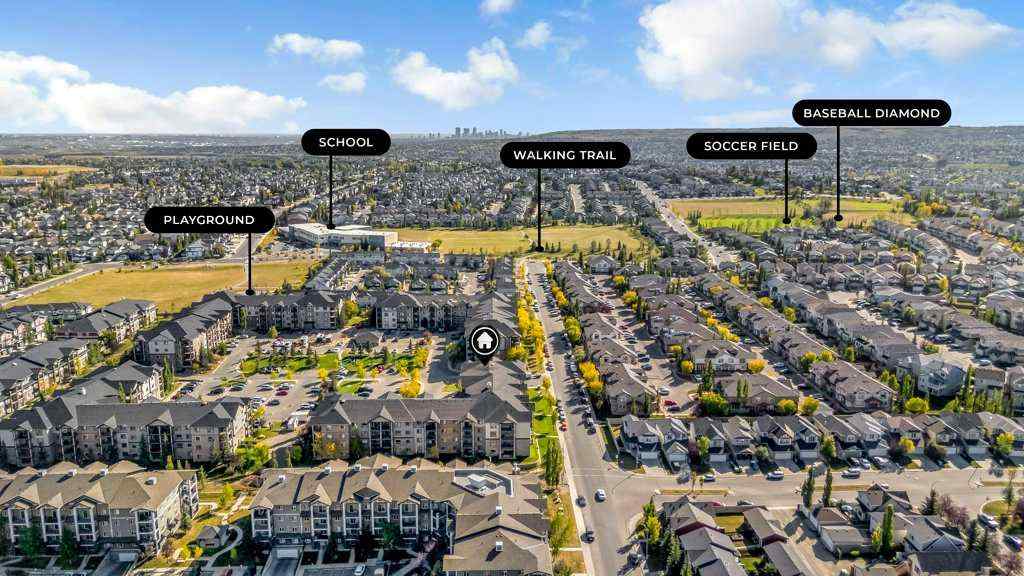 MLS® A2262317 - Unit #4102 60 Panatella Street NW in Panorama Hills Calgary, Residential