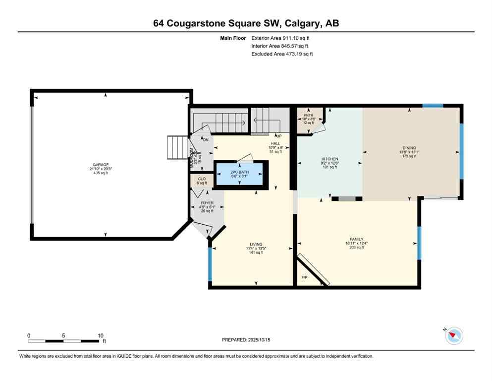 MLS® A2262348 - 64 Cougarstone Square SW in Cougar Ridge Calgary, Residential
