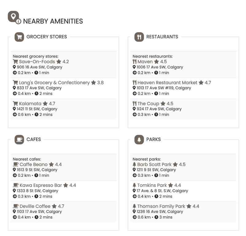 MLS® A2262365 - Unit #303 1000 15 Avenue SW in Beltline Calgary, Residential