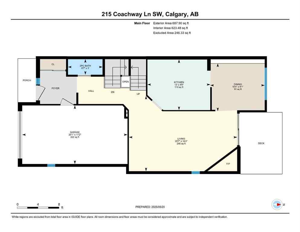 MLS® A2262406 - 215 Coachway Lane SW in Coach Hill Calgary, Residential